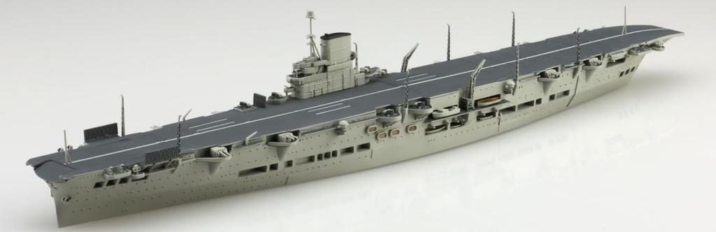 Aoshima Bunka Kyozai Waterline Series Royal Navy Aircraft Carrier HMS Ark Royal Plastic Model 1/700 No.714 (Ship)