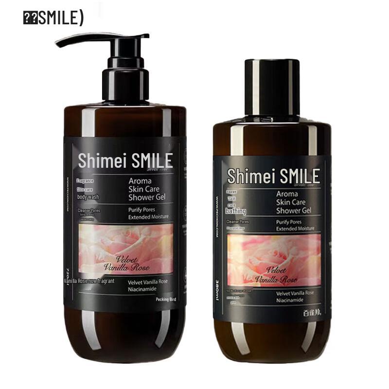 Shimei Long-lasting Moisturizing Vanilla Rose Shower Gel Duo