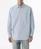 Oversized Washed Poplin Shirt [Sky Blue]