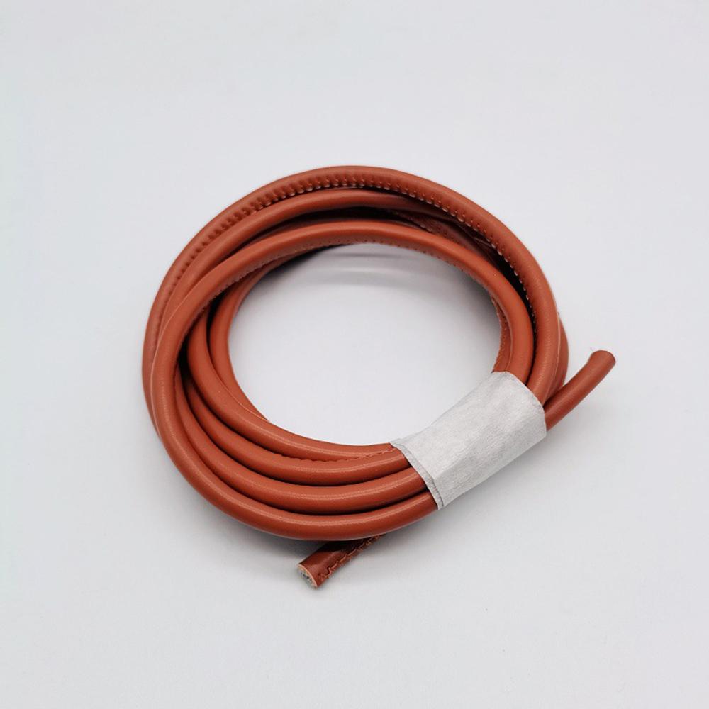 6mm Kleur 5M Kern Touw Natuurlijk Rubber Leer DIY Koorden Ambachtelijk Garen Leer Koord Zeer Veerkrachtige Buis Elastische Band