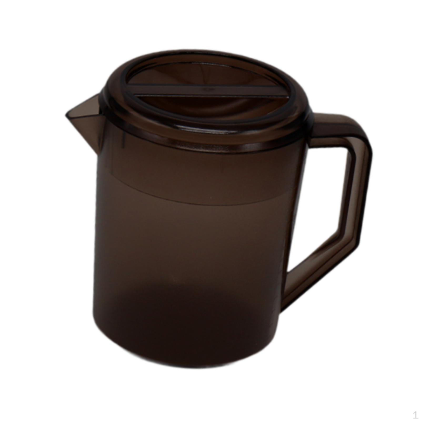 

Cold Drink Jug with Lid Beverage Jar for Home And BBQ Events коричневий