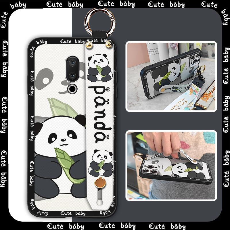 Dirt-resistant Wristband Phone Case For Meizu 15/15 Lite Anti-knock Durable Silicone Anti-dust Cartoon Soft Case Cute