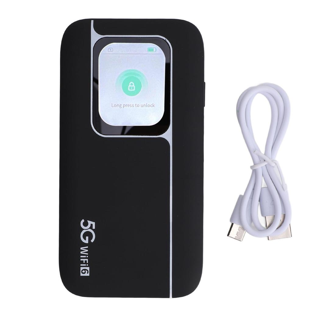 5G WiFi Mobile Hotspot High Speed Hotspot Router Connects Up to 16 Devices Portable Travel WiFi Device with 2.01 Inch