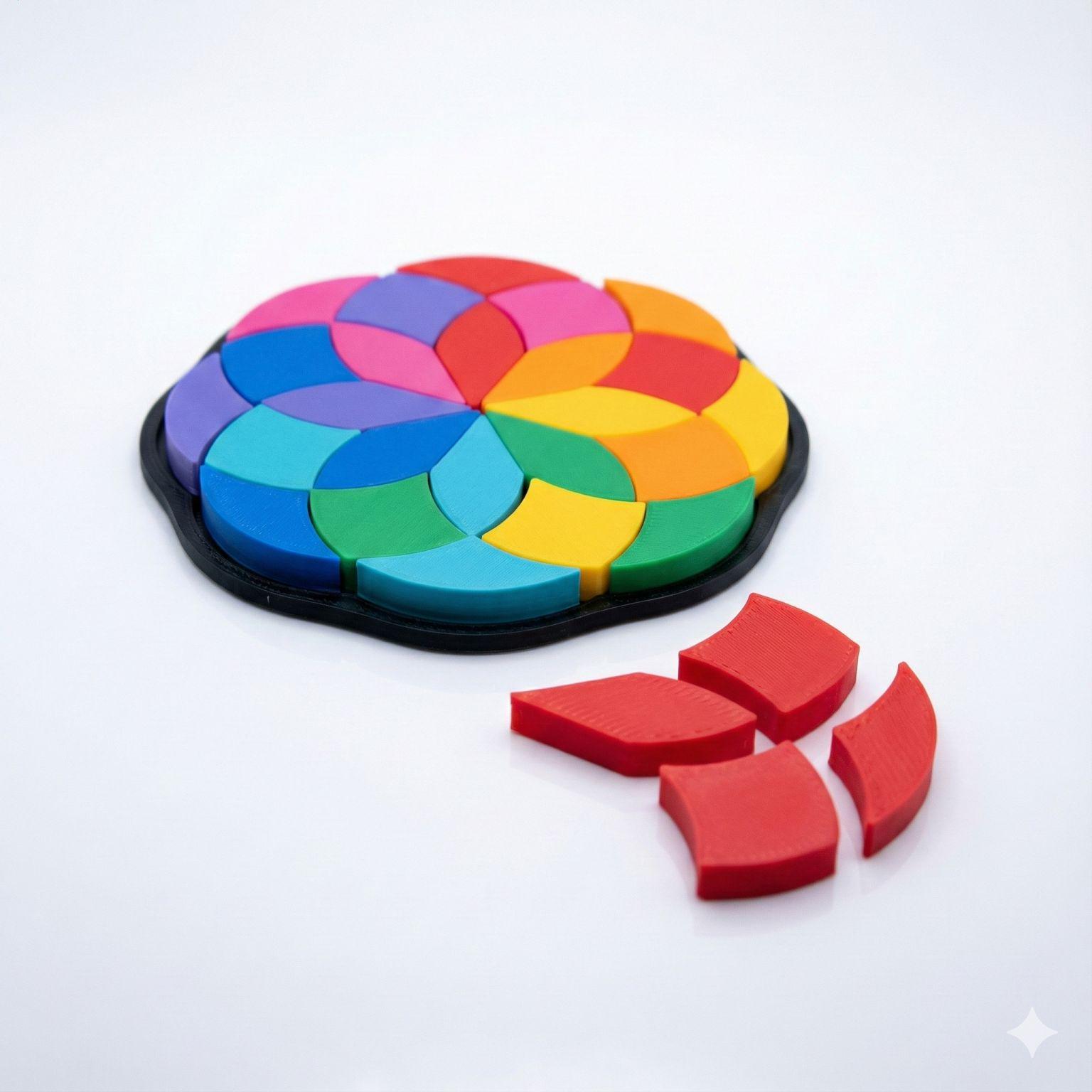 High-Difficulty Transparent Acrylic Puzzle: Level 10 Brain-Teaser for Adults