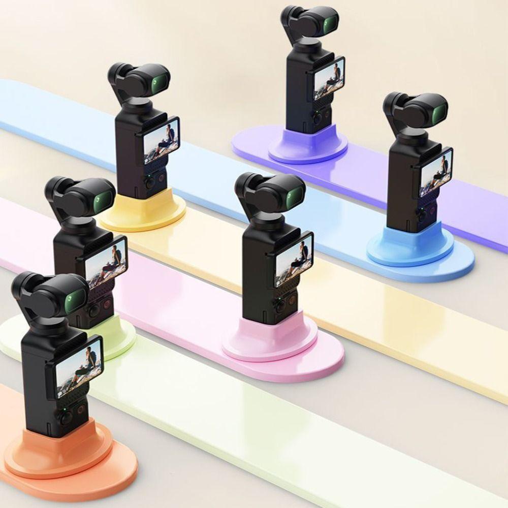 Colorful Silicone Base Shakeproof Lightweight Camera Base Support Anti Slip Camera Accessories for DJI Osmo Pocket 3/4