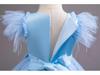 Girls' Tulle Princess Party Dress for Piano Performance