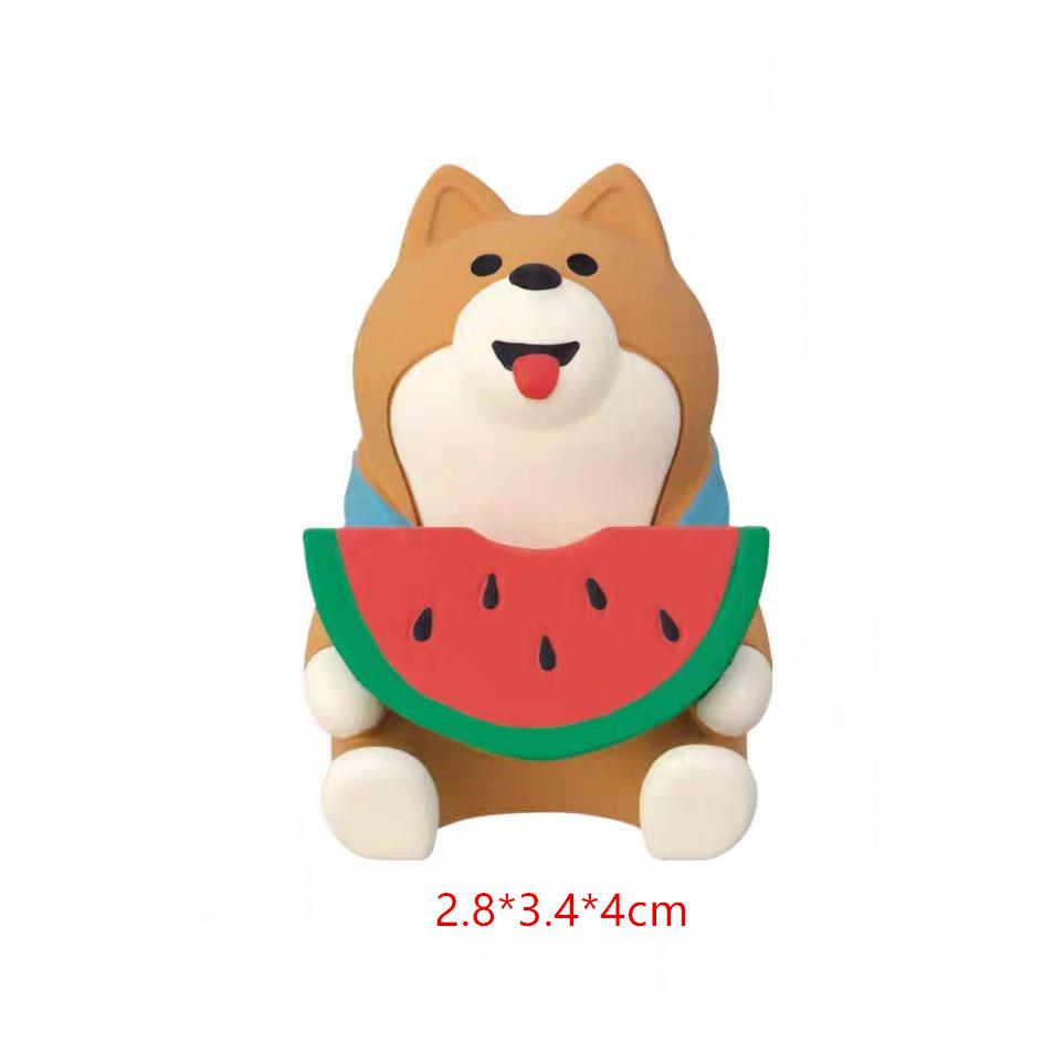 Summer Kitten Watermelon Cat Figurine - Trendy Car Ornament & DIY Blind Box Resin Craft