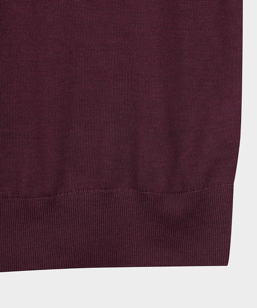 BROOKS BROTHERS Merino Wool Polo Sweater (Red) (Bbwtmf9637Dew)