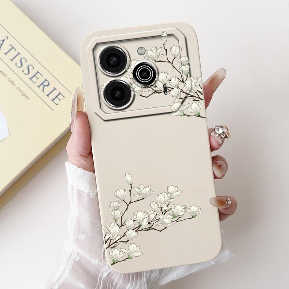 Pova 6 Case For Tecno Pova 6 Pro 5G Silicone Cover Cute Dinosaur Panda Camera Lens Protector Bumper For Tecno Pova6 Pro LI9 Capa