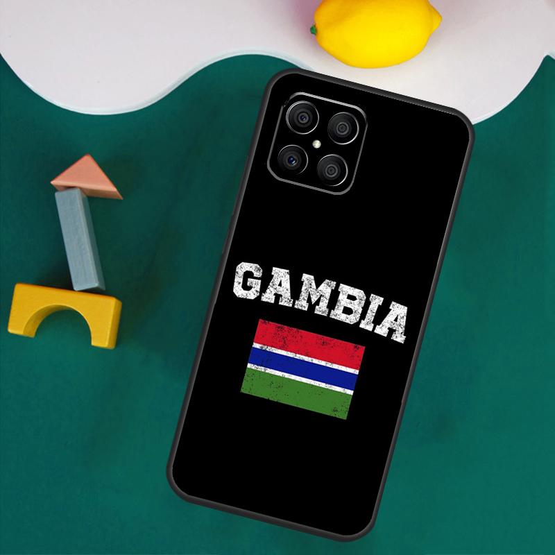 Gambia Flag Case For Honor Magic 7 Pro 5 6 Lite Honor 200 Pro 50 70 90 X9a X8a X8 X9 X8b X9b X9c Cover