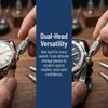 Steel Dual Head Chrome Steel Watch Winding Chuck  Clock Precision Part Clamping