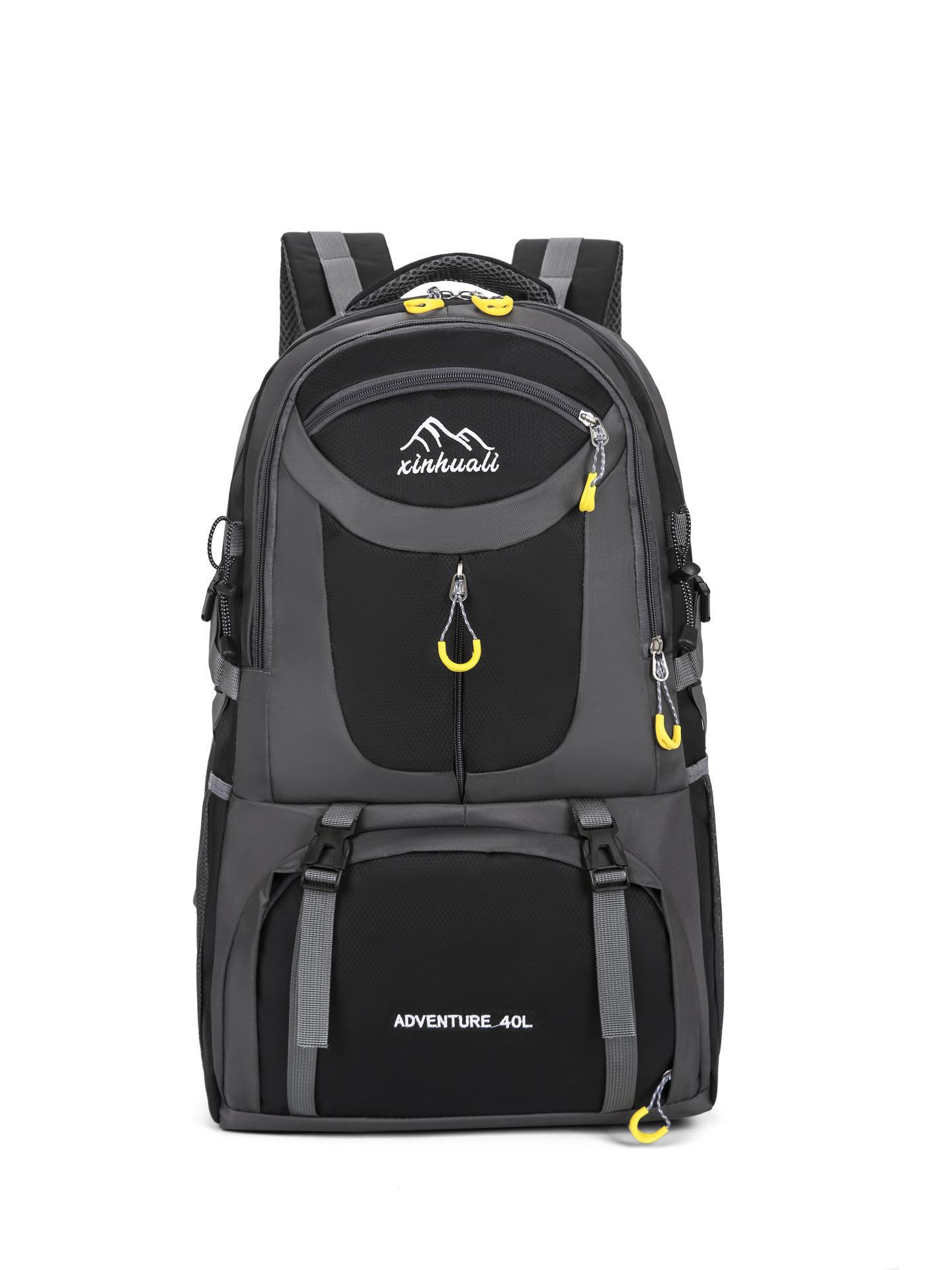 

Многофункциональный походный рюкзак большой вместимости для удобного трансграничного альпинизма 40L чёрный