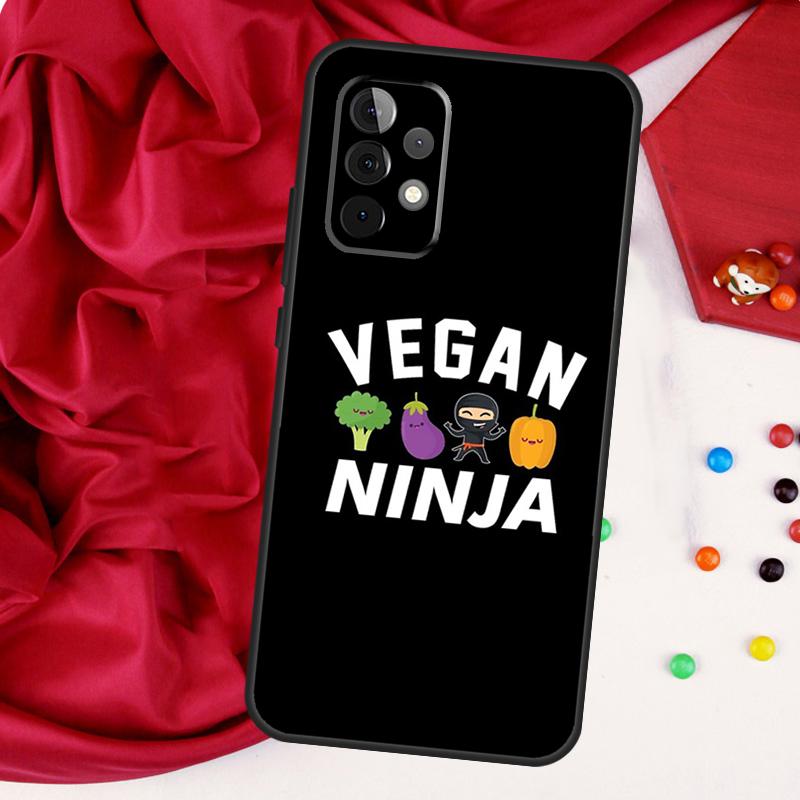 Vegan Pattern For Samsung Galaxy A55 A53 A33 A13 A35 A15 A36 A56 A26 A16 A22 A32 A52 A54 A34 A06 A05 Case