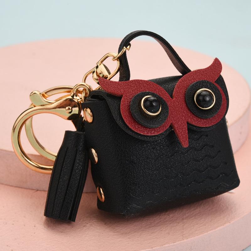 Creative Owl KeyChain Bag Pendant for Women Cute Doll Small Coin Purse KeyChain Gift