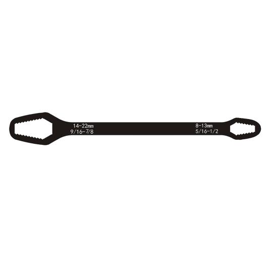 Universal Double Ended Wrench Automotive Bicycle Maintenance Plumbing Wrench 8-22mm Self-Tightening Adjustable Spanner