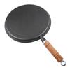 Cast Iron Pan Thickened Pancake Pan Wood Handle Pan
