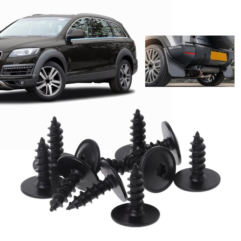 20/30Pcs Car Clips Fastener Engine Splashes Guards Self Tapping Screws Fastener Clips 5mm Torx Screw