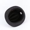 Hemming Wide Brim Breathable Holes Folding Jazz Hat Mid-aged Men Outdoor Sun Hat Fashion Accessories
