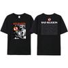2024 Bad Religion T-Shirt Sommer Baumwolle Mode Kurzarm Unisex's Wounisex's Kurzarm Bad Nun Wendbares Bedrucktes T-Shirt