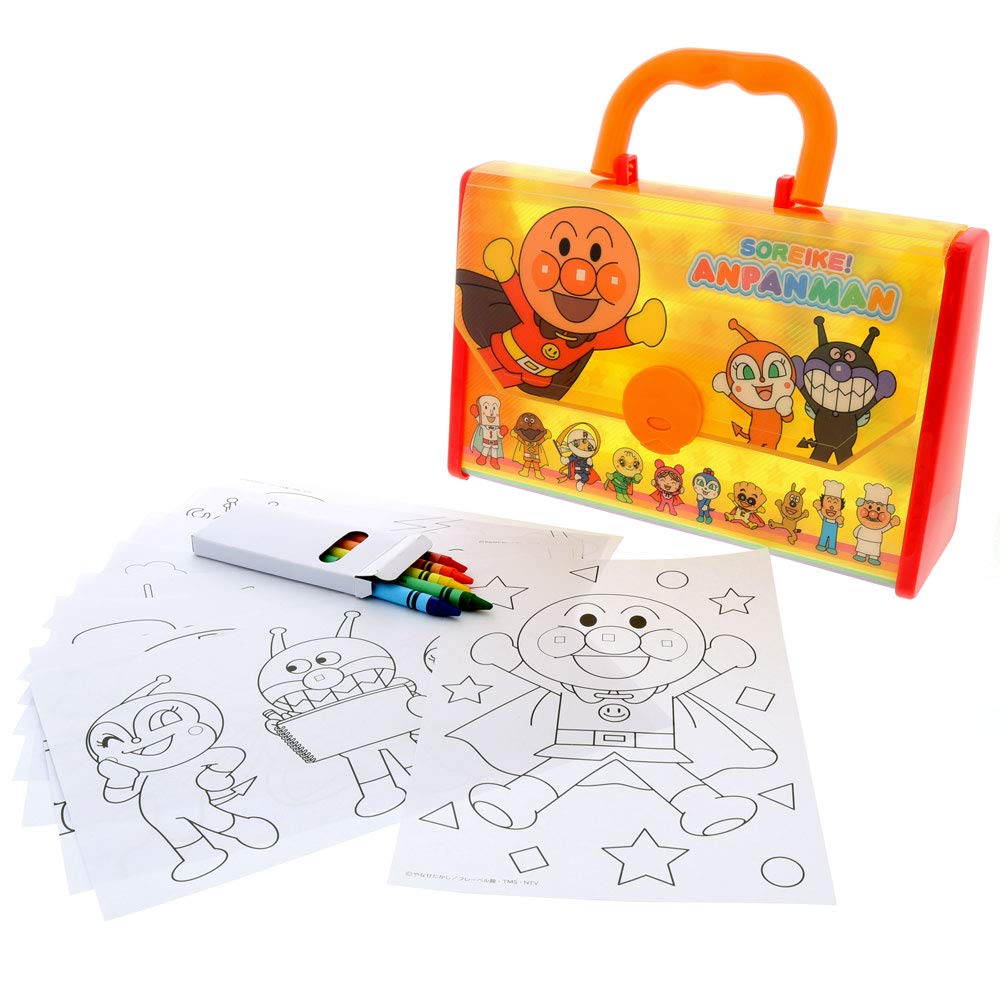 Sunstar Stationery Drawing Bag Set Anpanman Go!