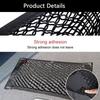 50*25 Car Rear Trunk Boot Organizer Pocket Cargo Net Mesh Storage Bag Universal