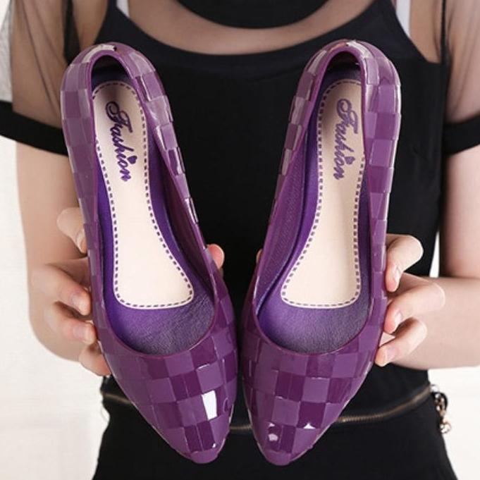 

Модная непромокаемая обувь, непромокаемая обувь, женские летние прозрачные туфли, прозрачные туфли, нескользящие нескользящие непромокаемые туфли с неглубоким носком