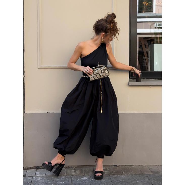 Modne Hip-Hopowe Casualowe Spodnie Haremki Wiosna i Lato Damskie Taniec Uliczny Osobiste Y2k Balonowe Bufiaste Sensoryczne Bawełniane Elastyczne Spodnie