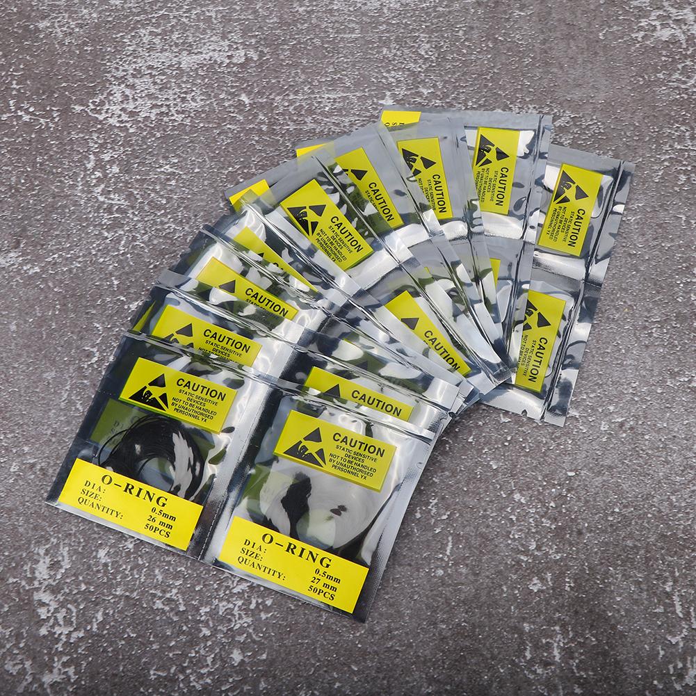 950Pcs O Ring Waterproof Rubber Seal Watch Back Cover Seal Gaskets Repairing Tool 0.5mm
