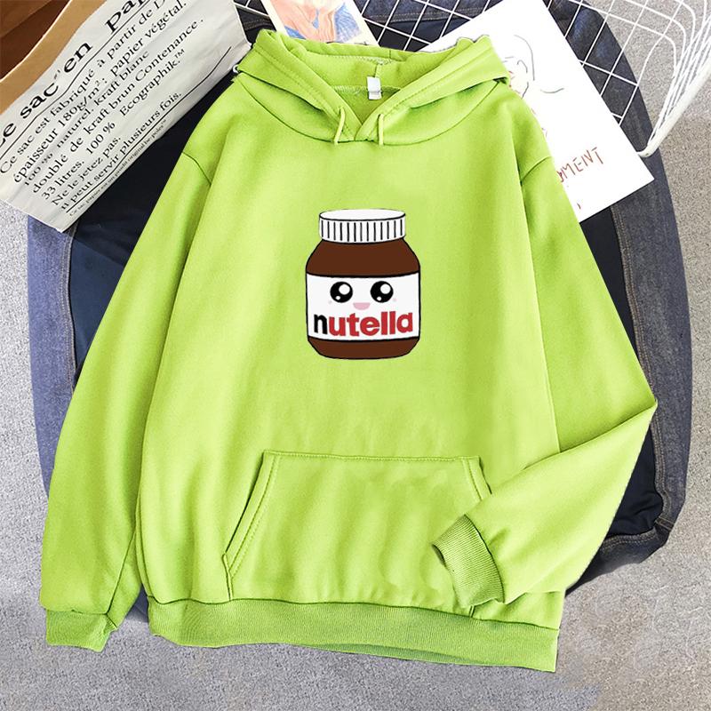 winter Nutella little face Hoodie Print Hoody Men Women Unisex BASIC Sweatshirts Fashion Cartoon Printing Hoodies streetwear