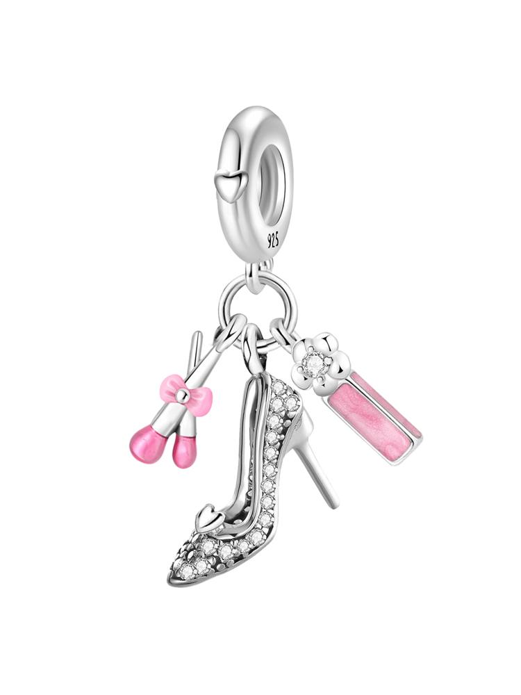 Copper Pink Perfume Crown Charms Beads Fit Diy Bracelet Necklace Making Gift Of High Quality Jewelry For Womens