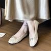 Fashion 2025 New Shoes Female Shallow Women's Boots Fashion Butterfly-knot Daily Hot Sale Hollow Out Light Soft Bottom Flat Low Heels