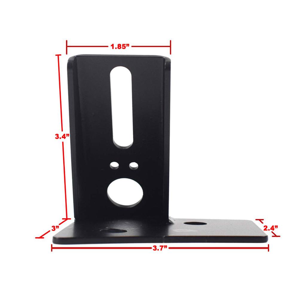 Soporte de montaje para luz de esquina de parabrisas, bisagra para foco LED todoterreno, abrazadera para Jeep Wrangler JK 2007-2017