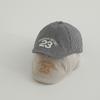 Retro Plaid Baby Beret – Spring/Summer Sun Hat with Embroidered "23" for Infants & Toddlers
