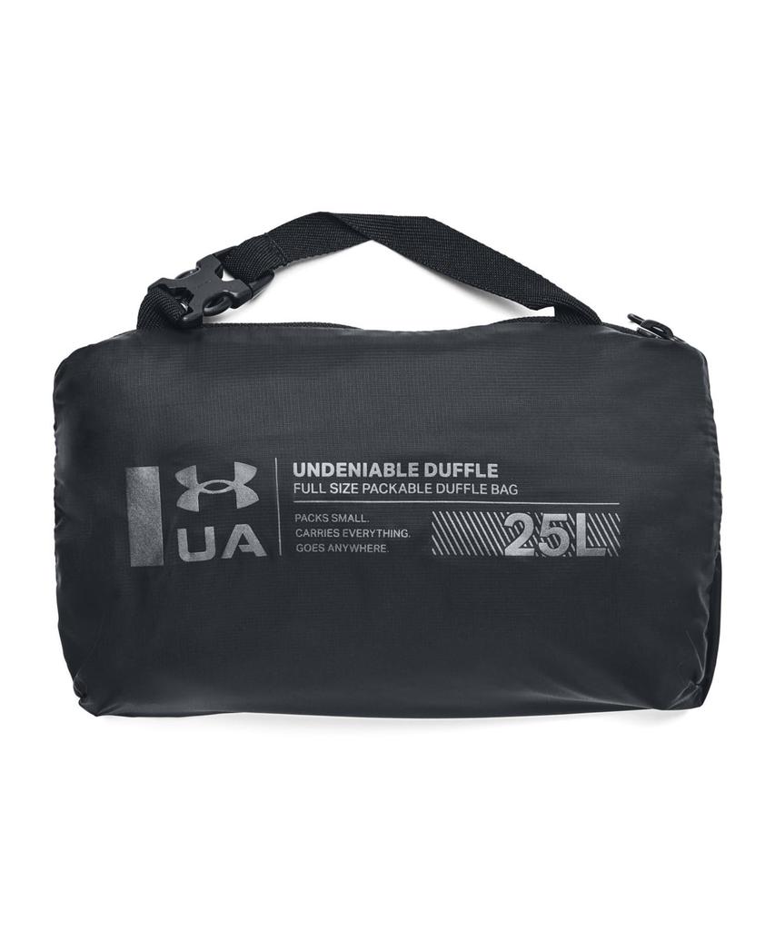 UA UNDENIABLE 5.0 PACKABLE DUFFLE XS Black Metallic Gun Metal ONESIZE
