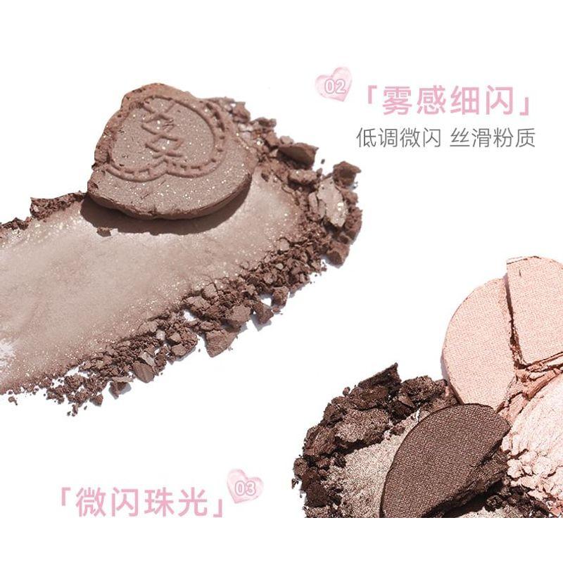 NOVO - Indulge Fantasy Comprehensive 7-Color Eyeshadow Palette - 4 Types