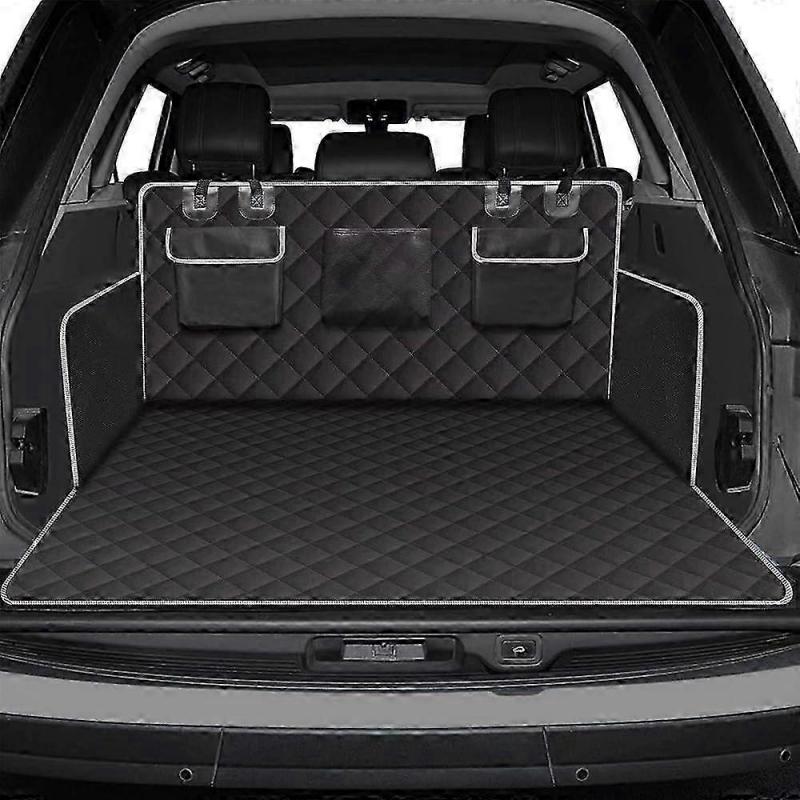 Car Trunk Pet Mat, Waterproof and Scratch-Resistant Dog Blanket, Black