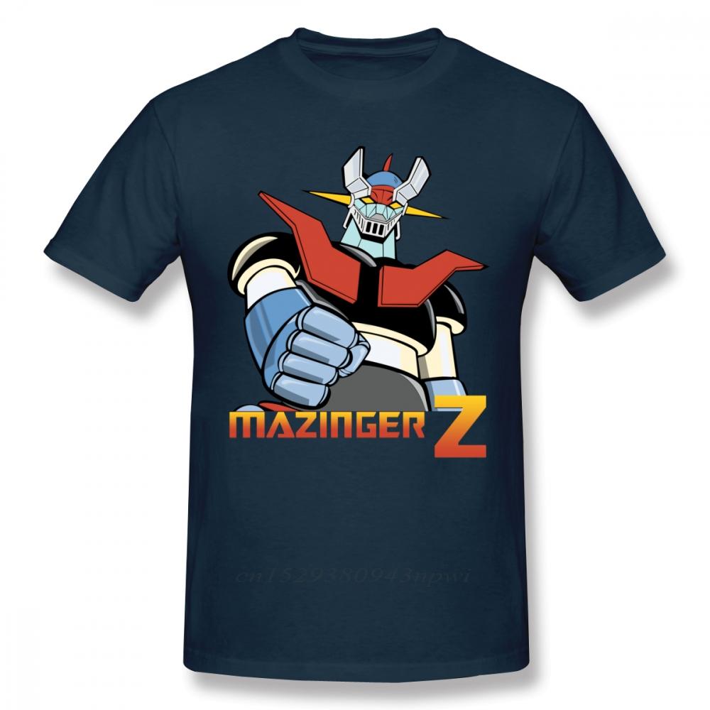 Cool Mazinger Z Robot T Shirt For Man New Short Sleeve Anime Oneck Tee Shirt High Street Vaporwave Fashion Mens Clothes