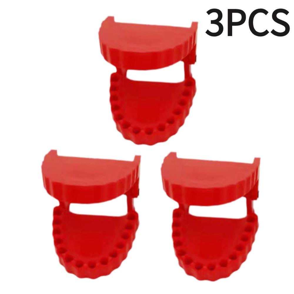 1/2/3pcs Creative Tool Bit Organizer with Denture Design, Holds 28x 1/4" Hex Bits, Unique and Functional Desk Decor