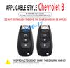 Metal Leather Car Key Fob Case Cover Keychain For Chevrolet Chevy Cruze   Trailblazer Spark Trax