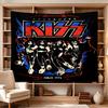 Kiss Band Rock Legends Large Wall Tapestry,Ideal for Office Backdrops, Holiday Gifts, Home Decor (Living Room, Bedroom, Dorm, Parties), and Outdoor Ce