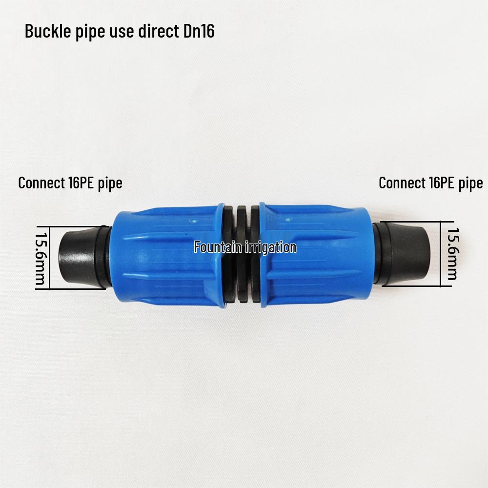 16PE Pipe Fittings: Straight Connector, Elbow Tee, Plug, Side Outlet, Drip Irrigation Valve, Sprinkler Connector, Drip Tube Switch
