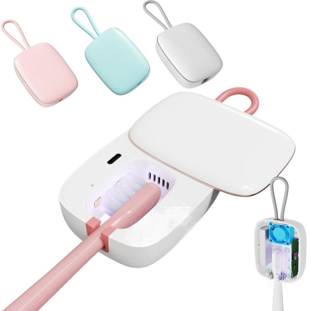 Deep Cleaning Sanitizing Toothbrush Box Drying Smart Sensor Toothbrush Storage Case Earrings