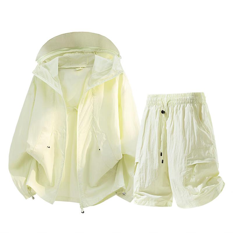 NASA MARVEL Men s Ice Silk Quick-Dry Sun Protection Casual Set 3XL