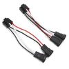 2pcs H4 9003 To H11 Conversion Wire Harness Adapter for Car Headlight Fog Light 12V‑24V
