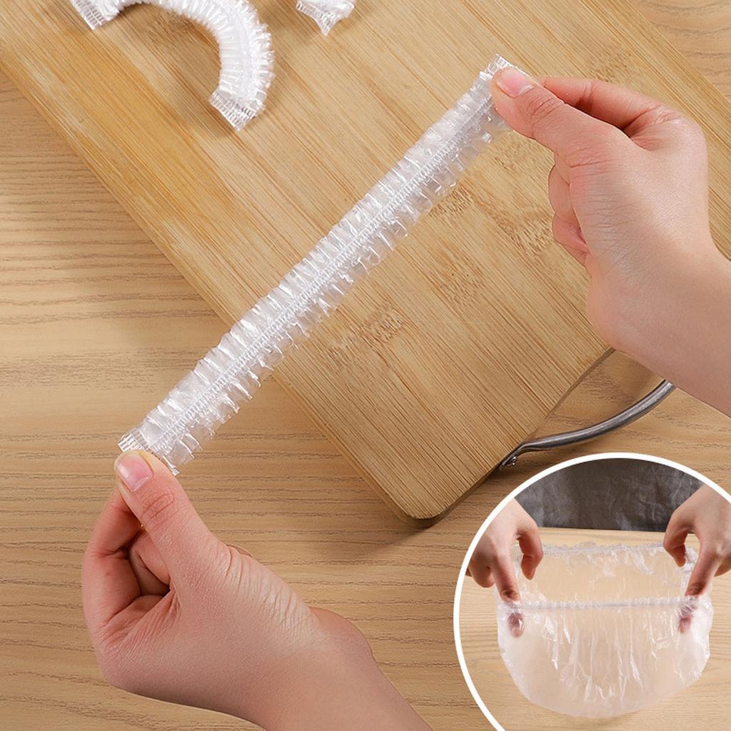 Reusable Elastic Food Storage Covers Fresh Keeping Bags With Elastic Edging