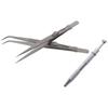 3 Pack Tweezers Pick Up Tool Stainless Steel Parts Beads Diamond Claw Tweezers  Diamond
