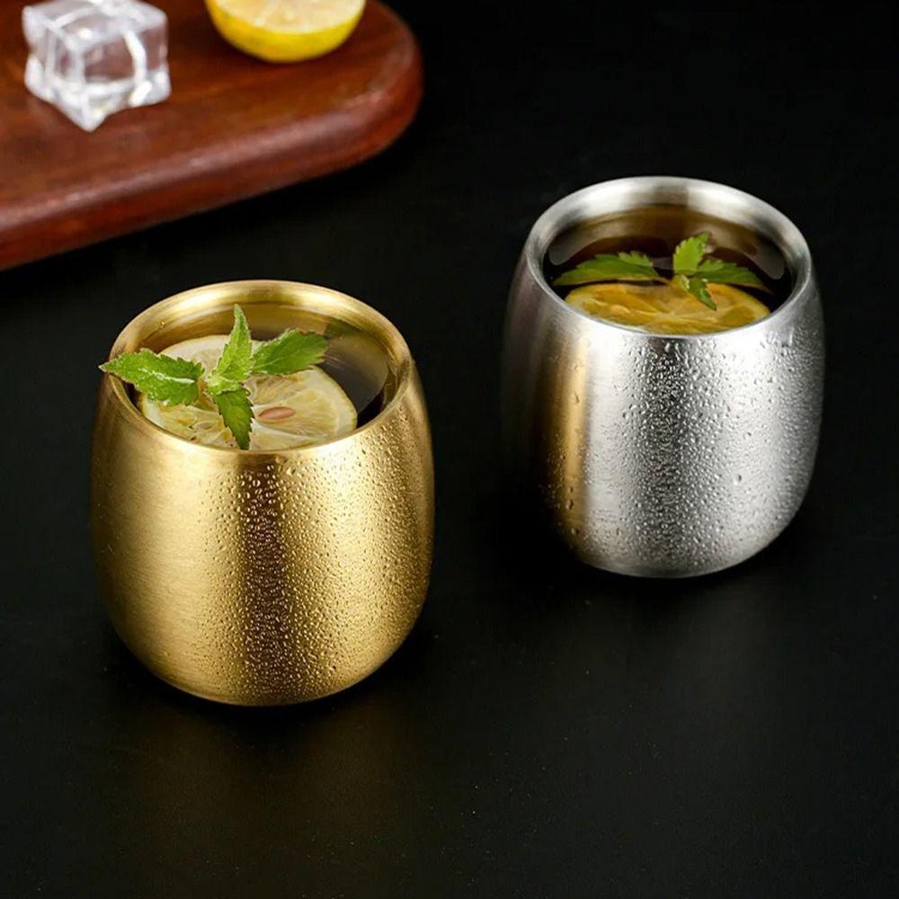 Children‘s Anti-drop Double-layer Beer Cup Reusable Heat Insulation Coffee Mug Cold Drink
