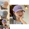 Stylish Purple Baseball Cap For Women With Adjustable Fit And Casual Embroidery Design
