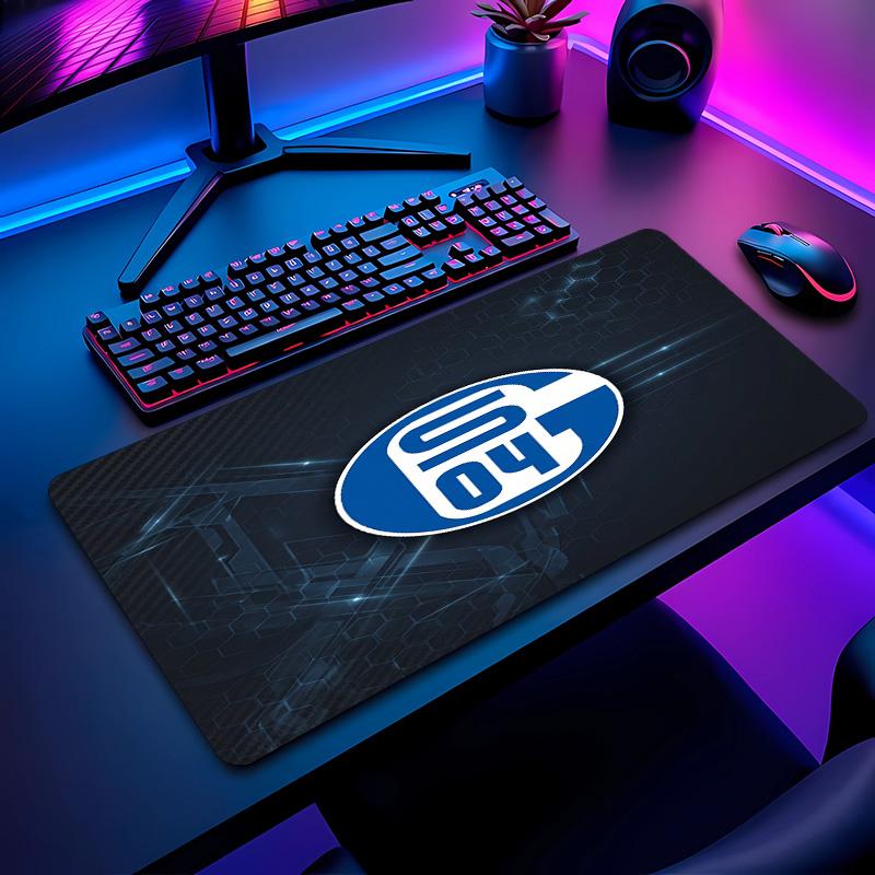 Tappetino per Mouse con Motivo Calcio Schalke 04 Non?Tappetino Mouse da Gioco Antiscivolo con Base in Gomma per Scrivania Ufficio Casa