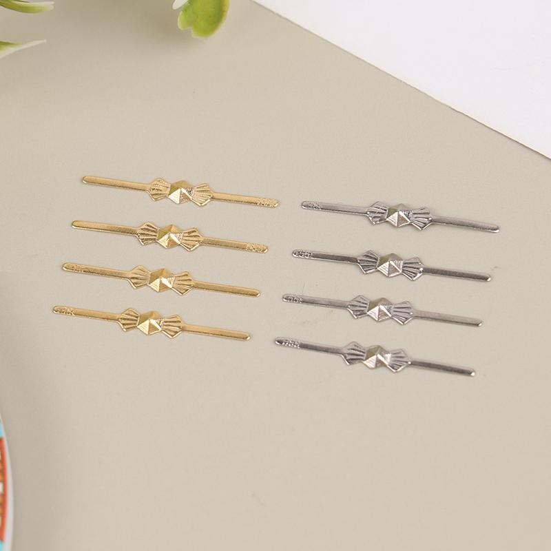 500 Stück/Beutel 25 mm Metall Schmetterlingsschnallen Verbinder für Pendelleuchten Teile